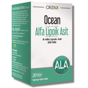 ocean alfa lipoik asit 200 mcg 30 kapsül