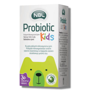 NBL Probiyotik Kids 30 Çiğneme Tableti