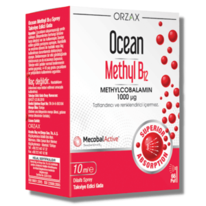 Ocean Methyl B12 1000 Mcg 10 ml Dilaltı Sprey / 66 doz