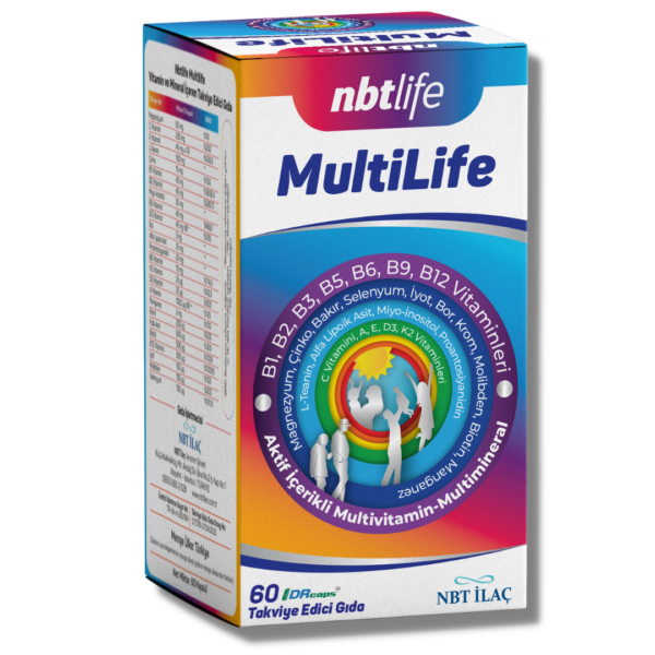NBT Life Multilife Multivitamin 60 Kapsül