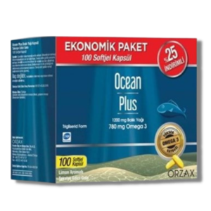 ocean plus omega 3 100 kapsül