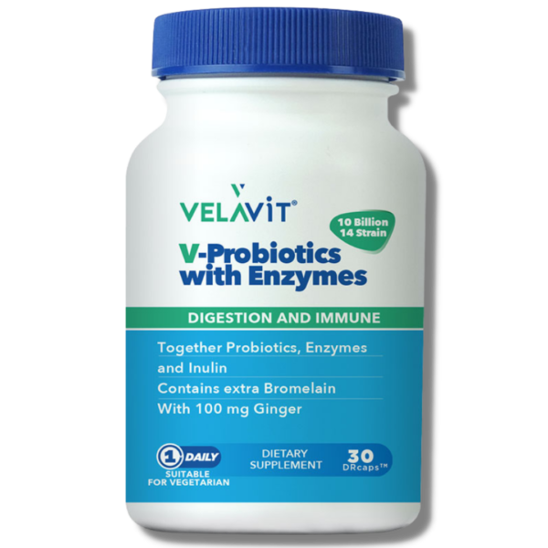 Velavit V-Probiotics With Enzymes 30 Tablet