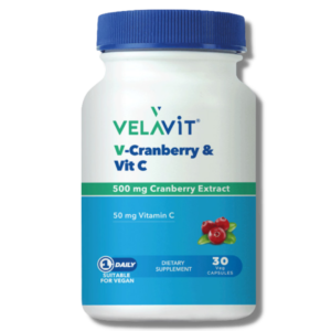 Velavit Turna Yemişi ve C Vitamini İçeren Takviye Edici Gıda 30 Kapsül
