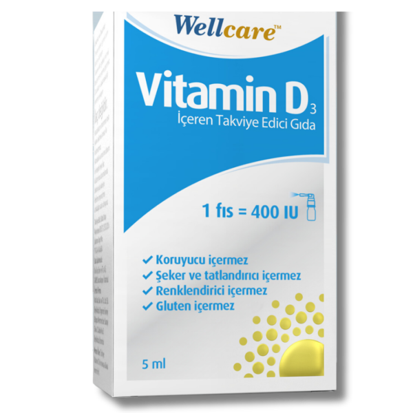 VitaminBox Wellcare Vitamin D3 400 IU 5 ml